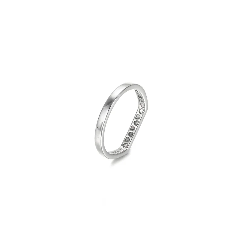 (image for) PANDORA Logo Bar Stacking Ring - 199048C00 - View 5