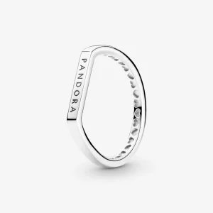 (image for) PANDORA Logo Bar Stacking Ring - 199048C00