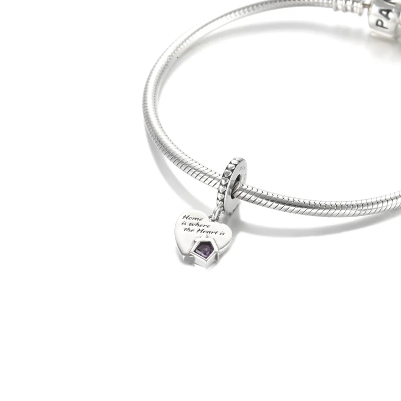 (image for) PANDORA Love My Home Heart Dangle Charm - 799324C01 - View 2