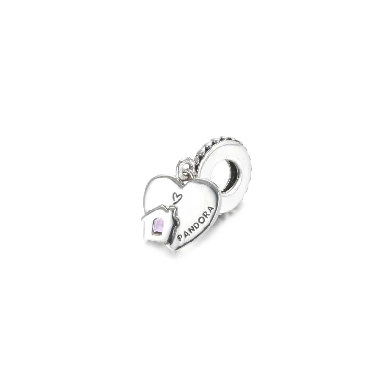 (image for) PANDORA Love My Home Heart Dangle Charm - 799324C01 - View 5