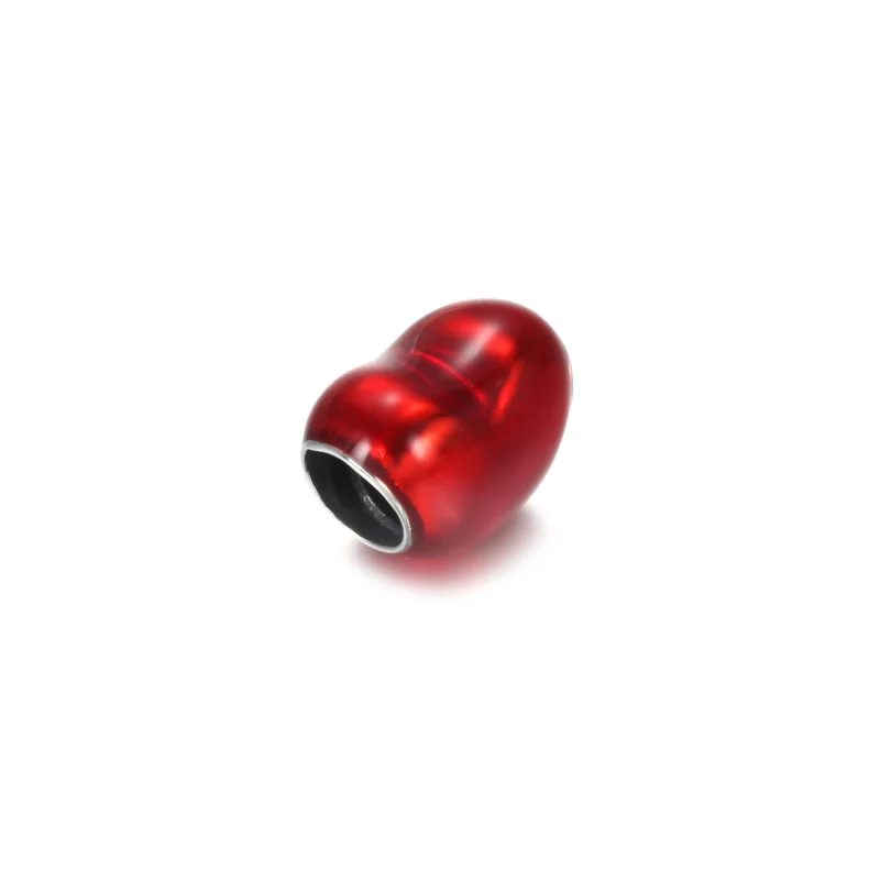 (image for) PANDORA Metallic Red Heart Charm - 799291C02 - View 4