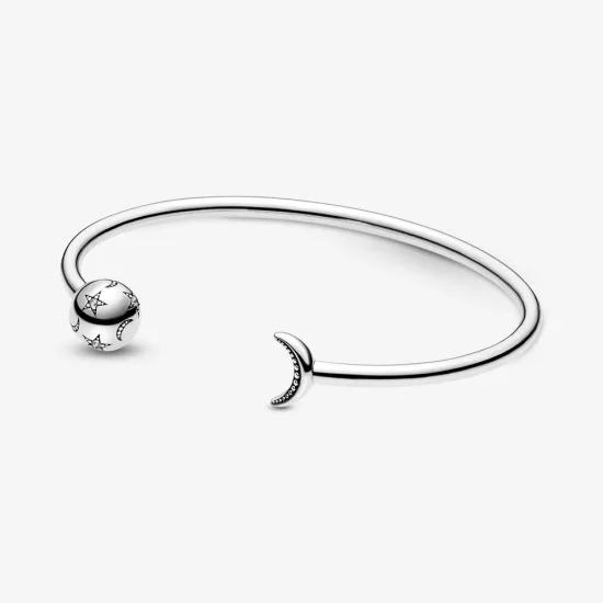 Pandora Moments Moon & Stars Open Bangle - 599120C01