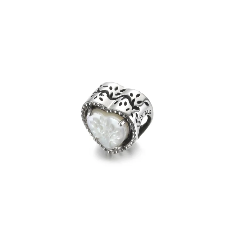 (image for) PANDORA Openwork Heart & Family Tree Charm - 799413C01 - View 2