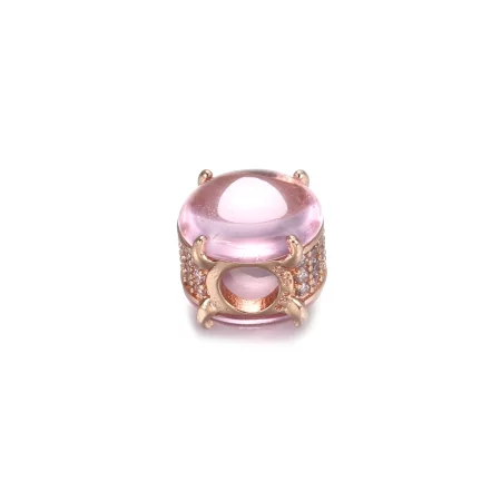PANDORA Pink Oval Cabochon Charm - 789309C02