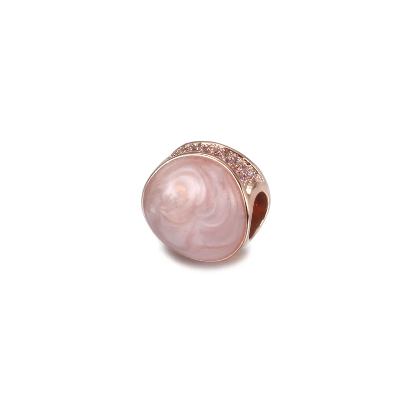 (image for) PANDORA Pink Swirl Charm - 789306C01 - View 2