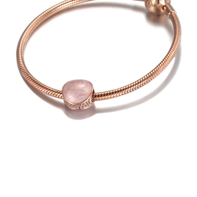 (image for) PANDORA Pink Swirl Charm - 789306C01 - View 5