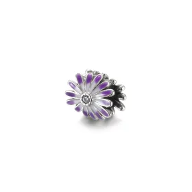 PANDORA Purple Daisy Charm - 798775C02 PANDORA Purple Daisy Charm - 798775C02