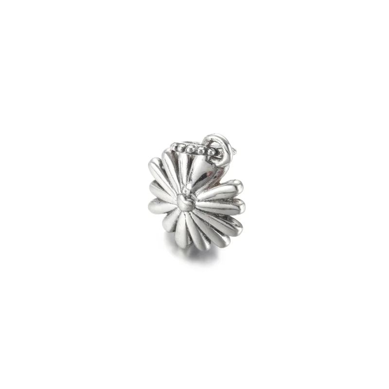 (image for) PANDORA Purple Daisy Dangle Charm - 798771C01 - View 4