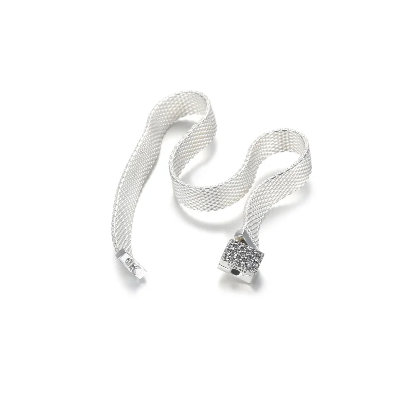 (image for) PANDORA Reflexions™ Sparkling Clasp Bracelet - 599166C01 - View 4