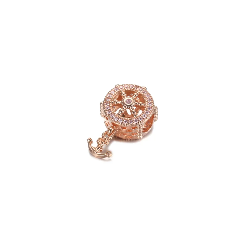 (image for) Pandora Rose Helm & Anchor Charm - 789017C01 - View 2