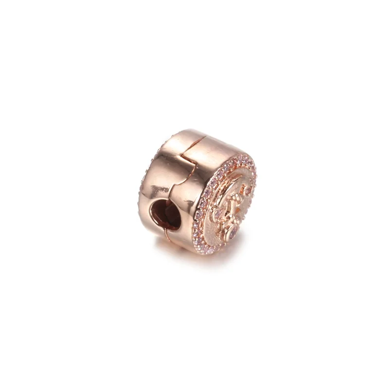 (image for) Pandora Rose Sparkling Pink Anchor Clip - 789019C01 - View 5
