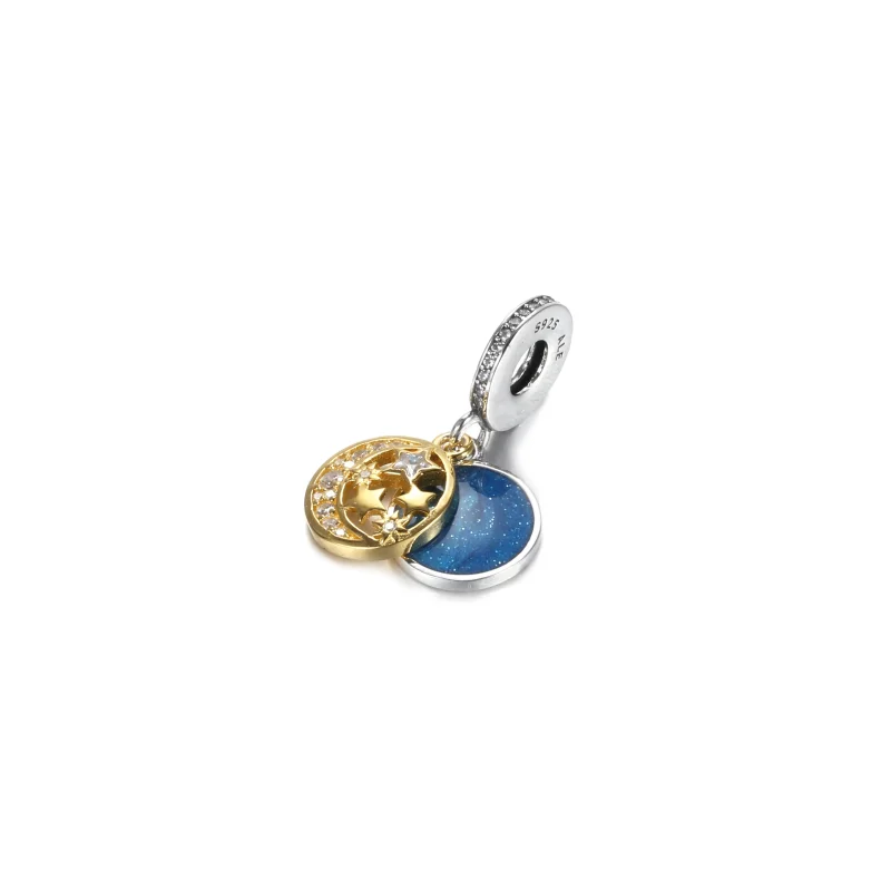 (image for) Pandora Shine Pandora "I Love You to the Moon and Back" Dangle Charm - 761993C01 - View 2