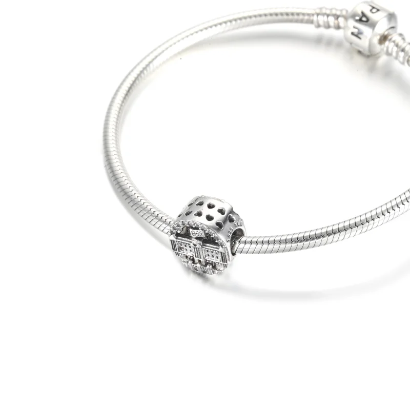 (image for) PANDORA Sparkling Buckingham Palace Charm - 799382C01 - View 5
