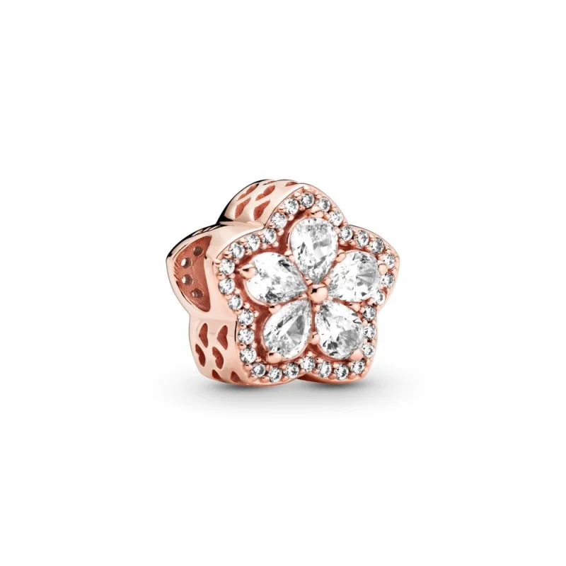(image for) PANDORA Sparkling Snowflake Pavé Charm - 789224C01 - Product Image