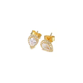 PANDORA Sparkling Teardrop Halo Stud Earrings - 268724C01 PANDORA Sparkling Teardrop Halo Stud Earrings - 268724C01