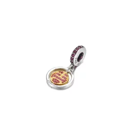 PANDORA Spinning Lucky Dangle Charm - 769282C01 PANDORA Spinning Lucky Dangle Charm - 769282C01