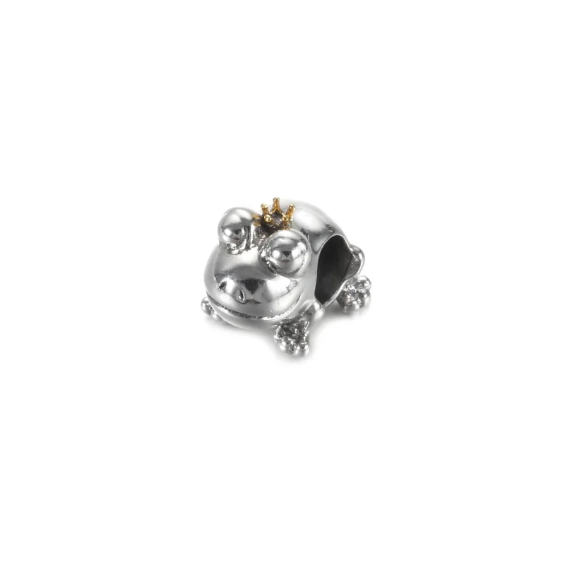 (image for) PANDORA Two-tone Frog Prince Charm - 799342C00 - View 2