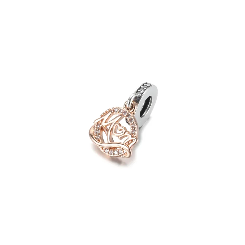 (image for) PANDORA Two-tone Mom Dangle Charm - 789374C01 - View 4