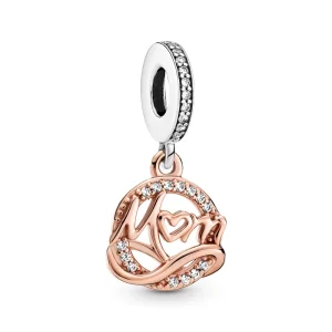 (image for) PANDORA Two-tone Mom Dangle Charm - 789374C01