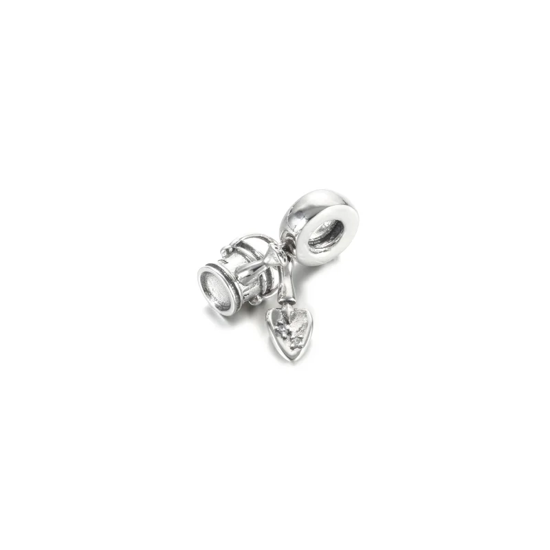 (image for) PANDORA Watering Can & Trowel Dangle Charm - 799359C01 - View 4