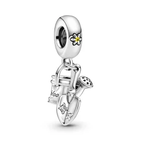PANDORA Watering Can & Trowel Dangle Charm - 799359C01 PANDORA Watering Can & Trowel Dangle Charm - 799359C01