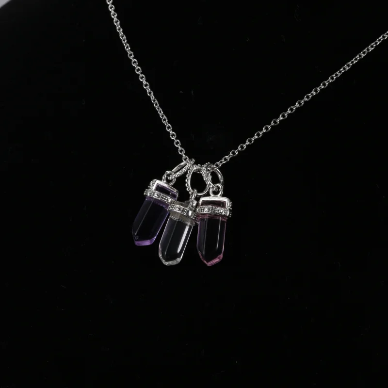 (image for) PANDORA White Amulet Pendant - 399185C03 - View 7