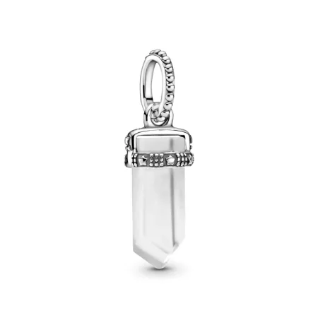 PANDORA White Amulet Pendant - 399185C03 PANDORA White Amulet Pendant - 399185C03