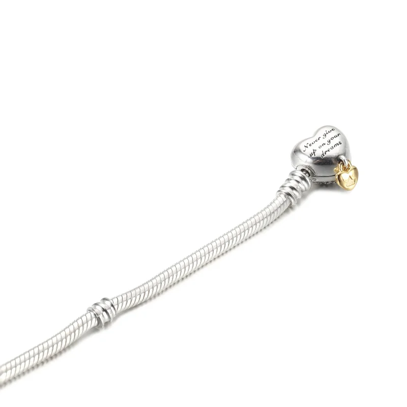 (image for) Disney Princess Pandora Moments Heart Snake Chain Bracelet - 569563C01 - View 5