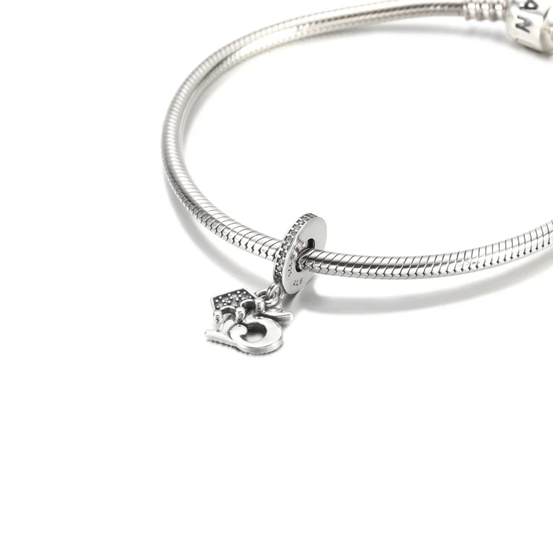 (image for) PANDORA 15th Birthday Dangle Charm - 799540C01 - View 5