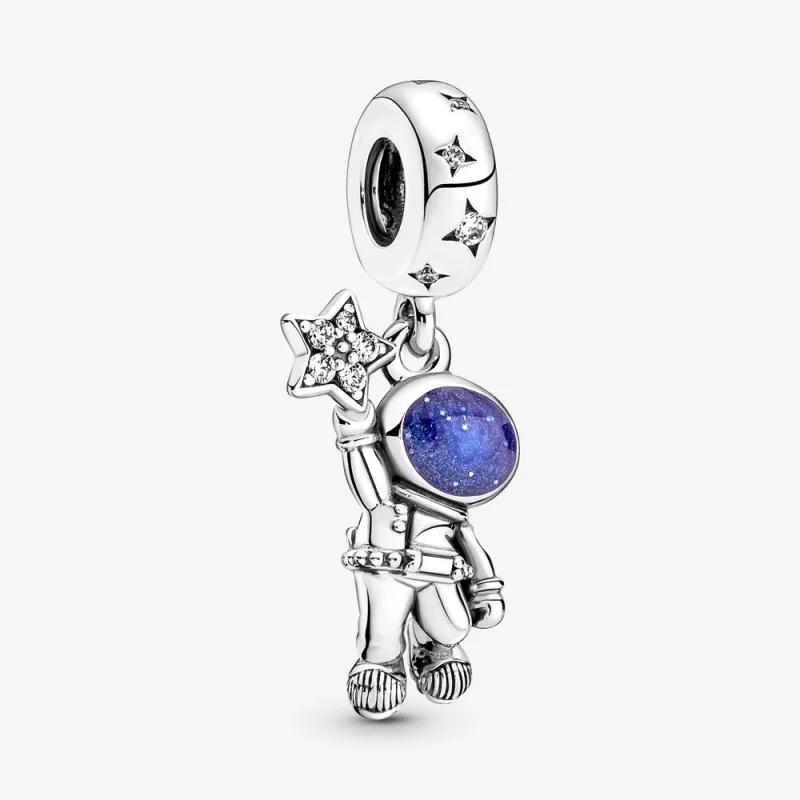 (image for) PANDORA Astronaut In The Galaxy Dangle Charm - 790030C01 - Product Image