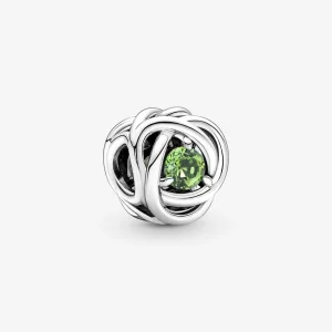 (image for) PANDORA August Spring Green Eternity Circle Charm - 790065C03