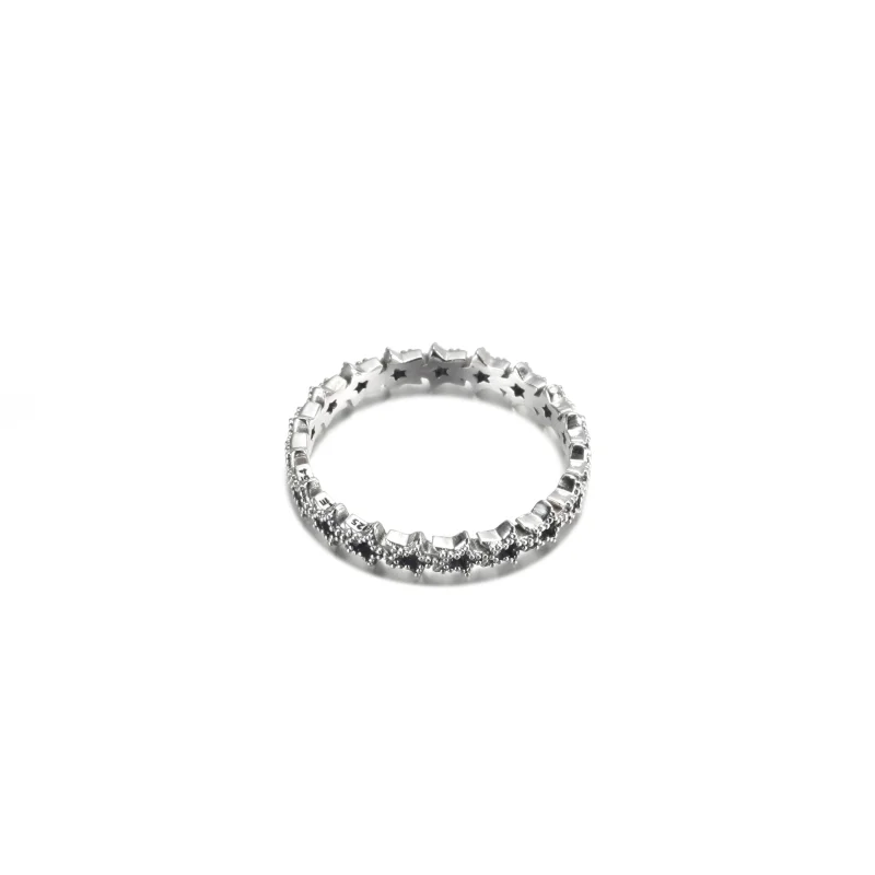 (image for) PANDORA Band of Asymmetric Stars Ring - 190029C00 - View 2