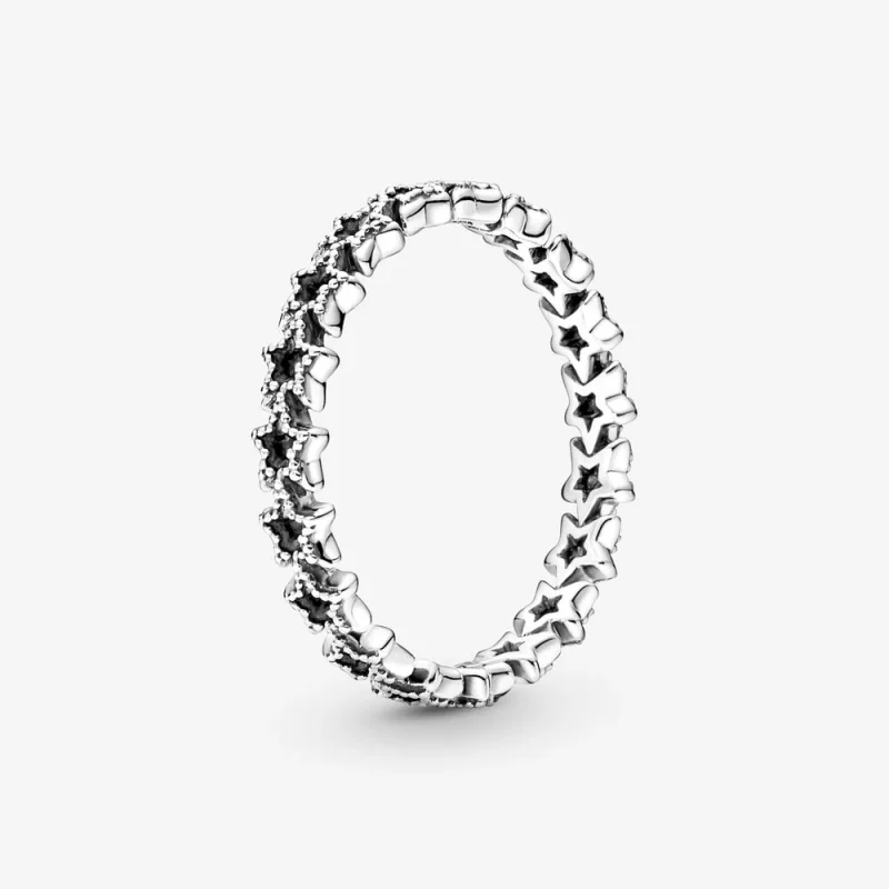 (image for) PANDORA Band of Asymmetric Stars Ring - 190029C00 - Product Image