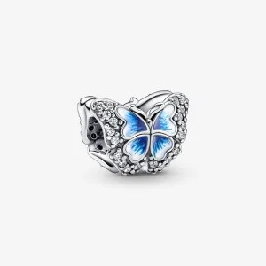 (image for) PANDORA Blue Butterfly Sparkling Charm - 790761C01