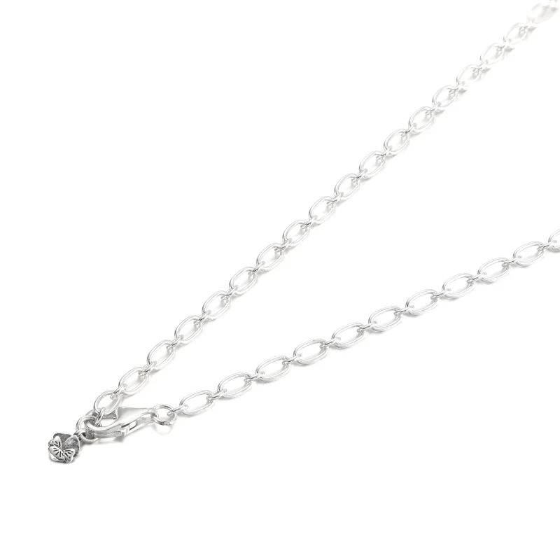 (image for) PANDORA Blue Pansy Flower Pendant Necklace - 390770C01 - View 4