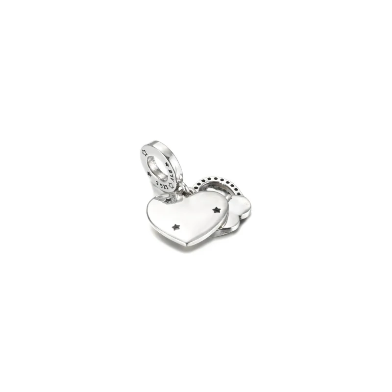(image for) PANDORA Cats & Hearts Dangle Charm - 799546C01 - View 4