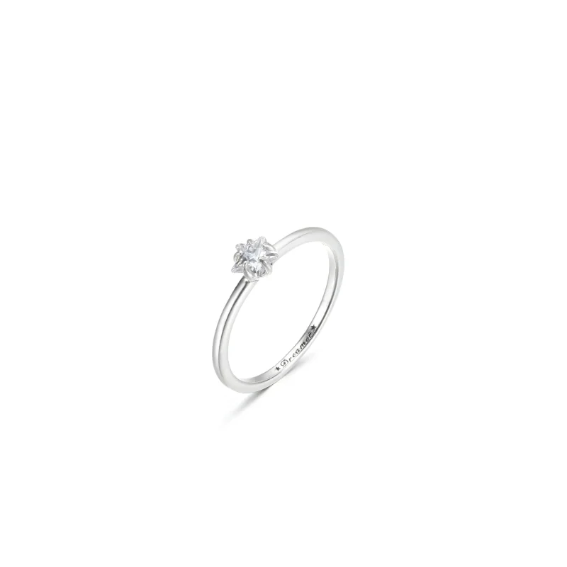 (image for) PANDORA Celestial Sparkling Star Solitaire Ring - 190026C01 - View 2