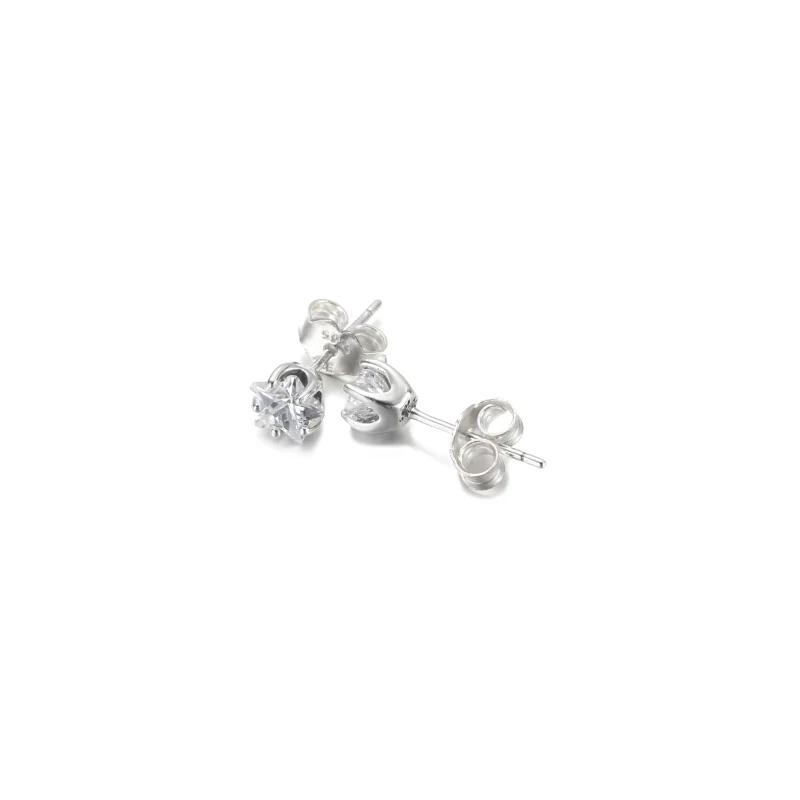 (image for) PANDORA Celestial Sparkling Star Stud Earrings - 290023C01 - View 3