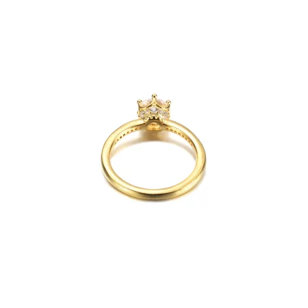 PANDORA Clear Sparkling Crown Solitaire Ring - 168289C01