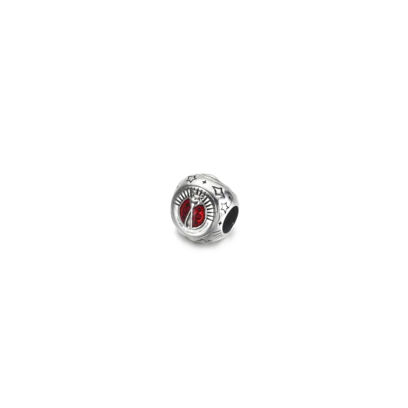 (image for) PANDORA Clover, Horseshoe & Ladybird Three-sided Charm - 790100C01 - View 2