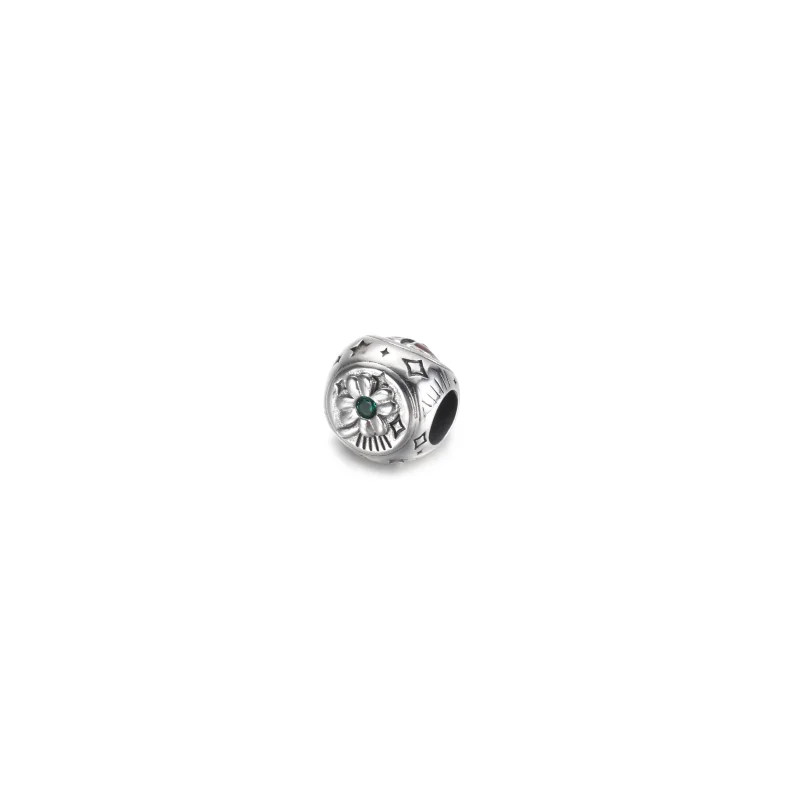 (image for) PANDORA Clover, Horseshoe & Ladybird Three-sided Charm - 790100C01 - View 3