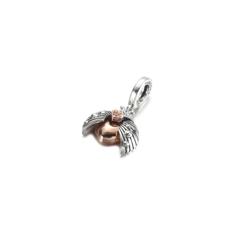 (image for) Pandora Club 2022 Ladybird & Heart Dangle Charm - 780072C01 - View 2