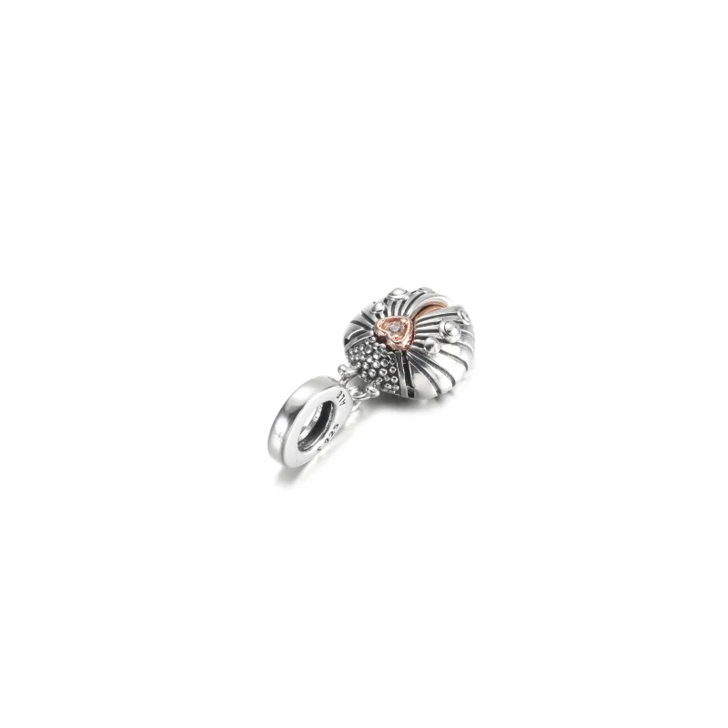 (image for) Pandora Club 2022 Ladybird & Heart Dangle Charm - 780072C01 - View 4