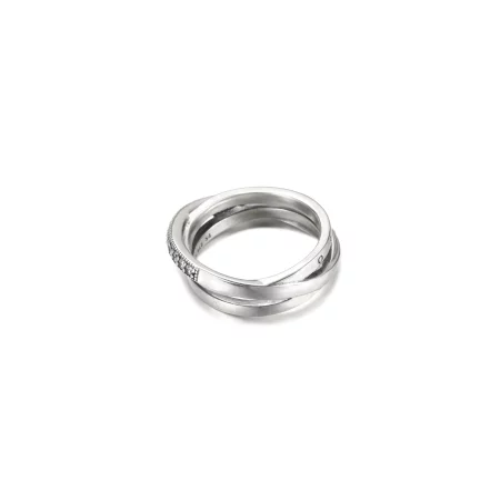 PANDORA Crossover Pavé Triple Band Ring - 199057C01