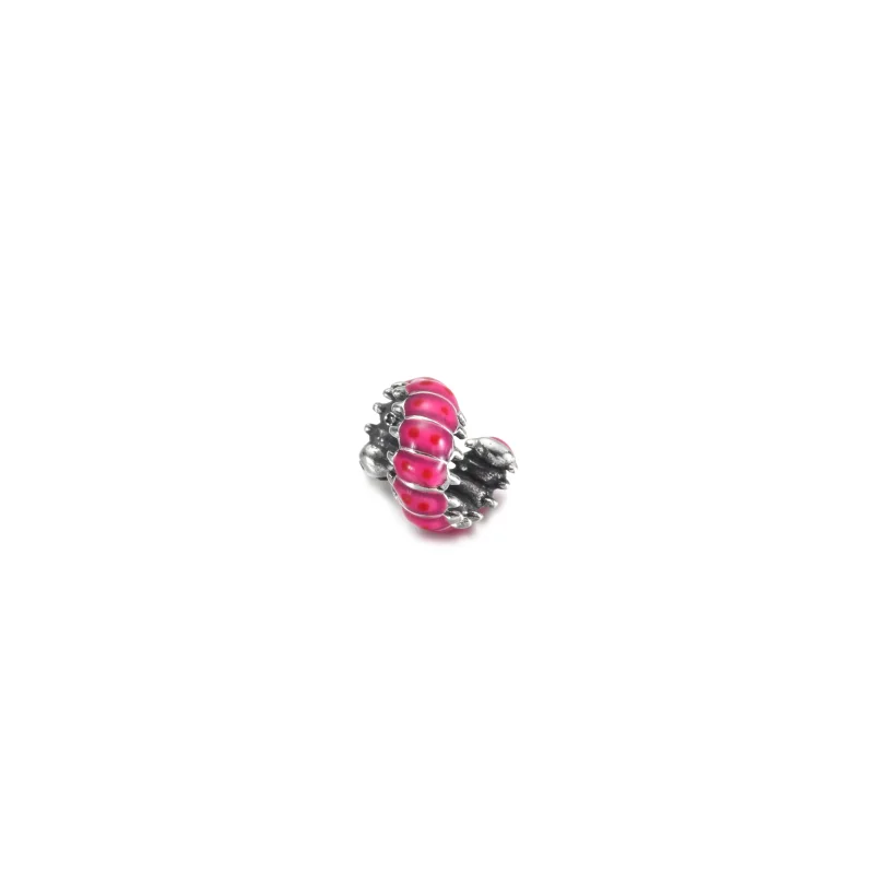 (image for) PANDORA Cute Curled Caterpillar Charm - 790762C01 - View 4