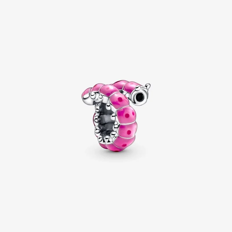 (image for) PANDORA Cute Curled Caterpillar Charm - 790762C01 - Product Image