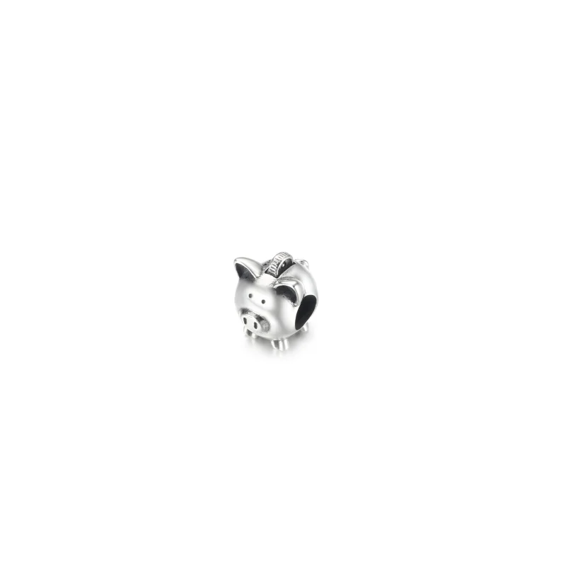 (image for) PANDORA Cute Piggy Bank Charm - 799549C00 - View 2