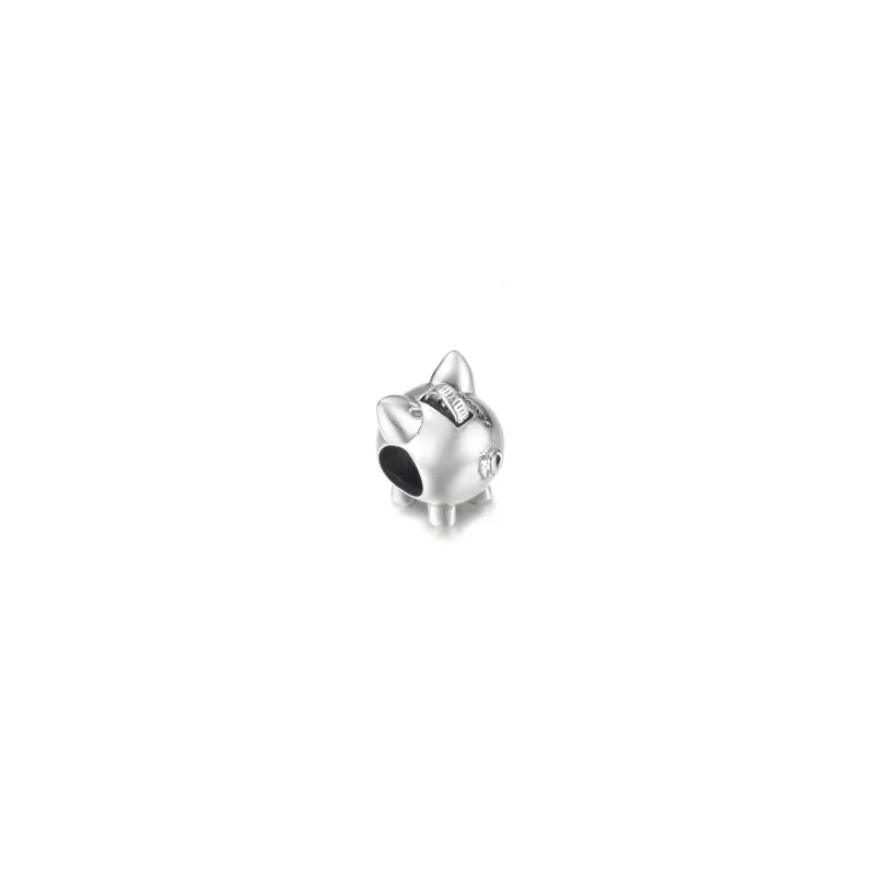 (image for) PANDORA Cute Piggy Bank Charm - 799549C00 - View 3