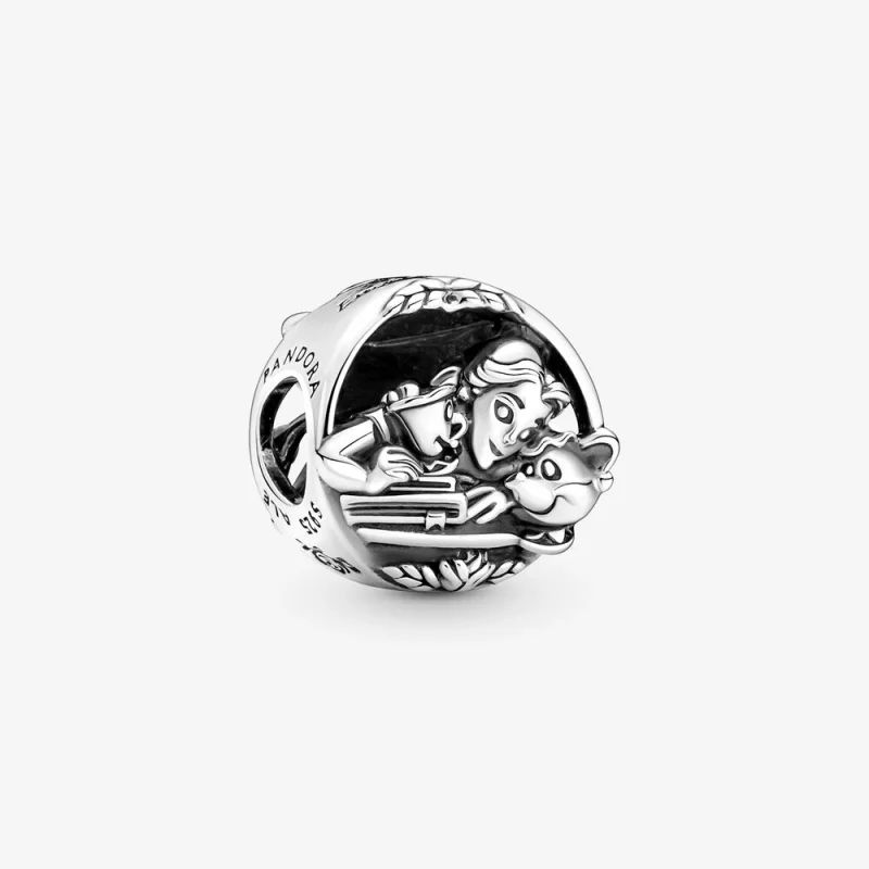 (image for) PANDORA Disney Beauty and the Beast Belle and Friends Charm - 790060C00 - Product Image