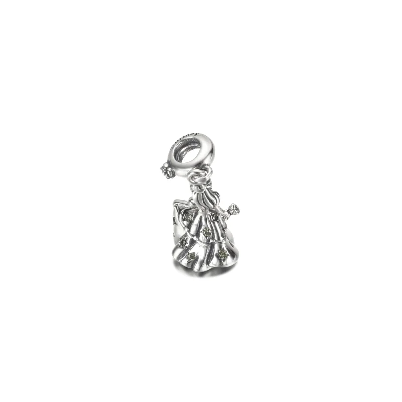 (image for) PANDORA Disney Beauty and the Beast Dancing Belle Dangle Charm - 790014C01 - View 4